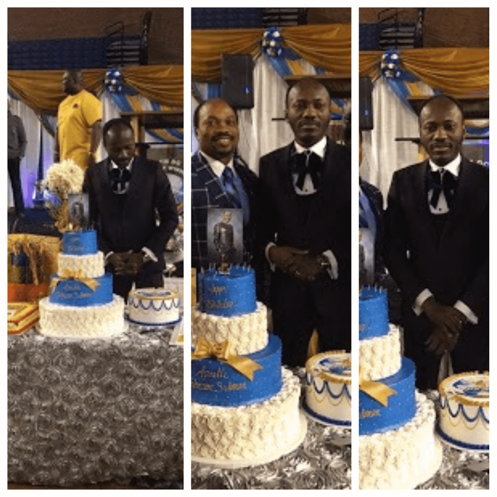 Apostle Suleiman celebrates birthday with huge cake amidst alleged sex scandal 2 Untitledcollage288029 min