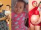 Uche Ogbodo in severe pains after her daughter said ‘Papa’ as her first word