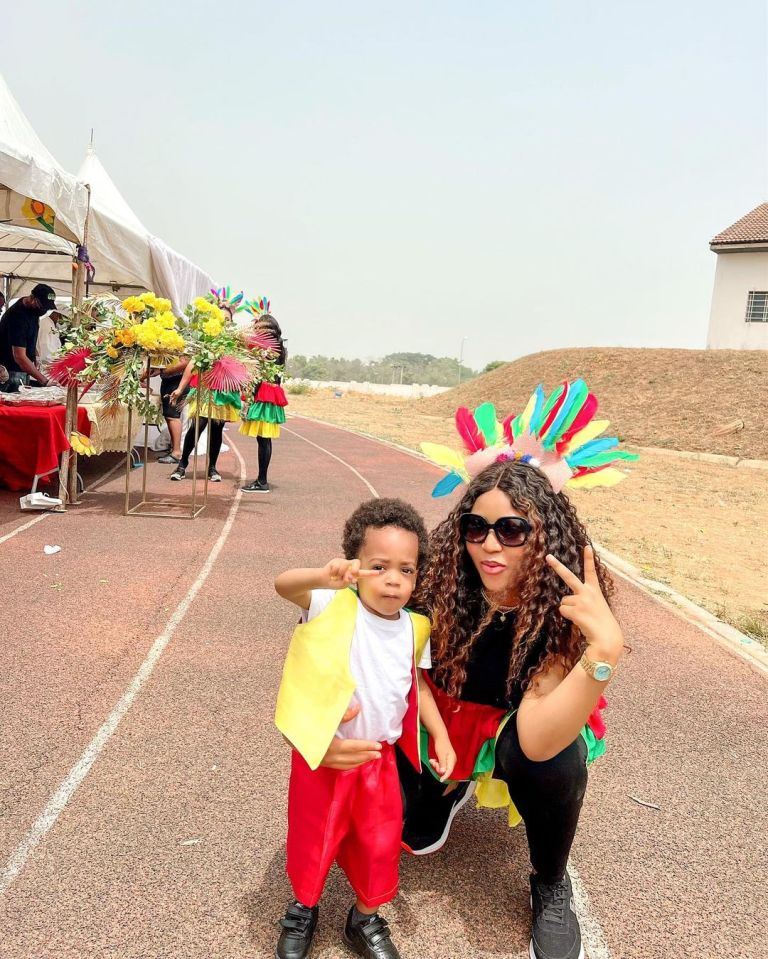 Regina Daniels Amazed At How Her Son Is Growing So Fast, Check Out What She Said