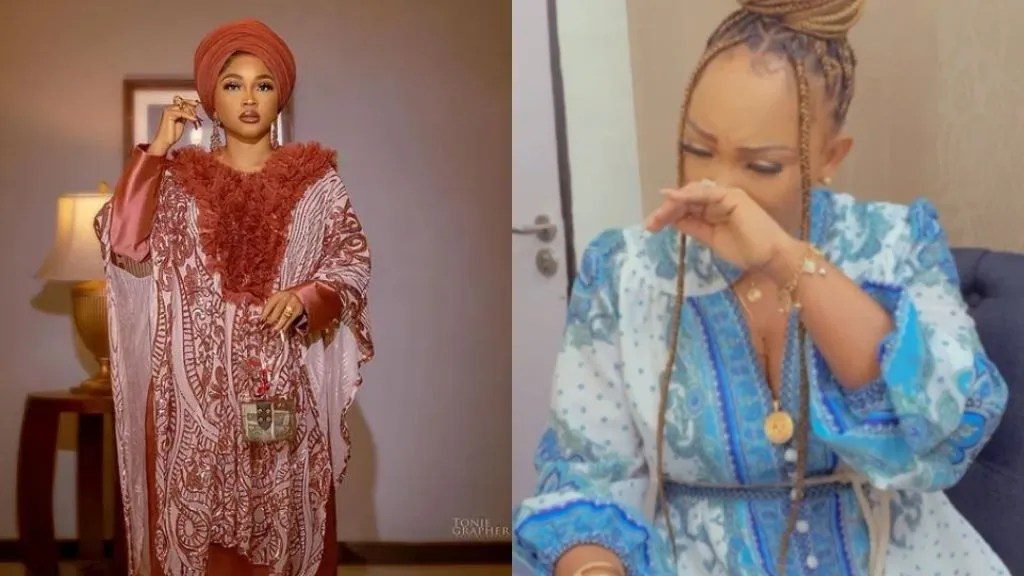 Mercy Aigbe cries out after experiencing a great loss