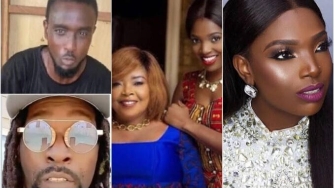 Nigerians raise concern for Annie Idibia’s mum following family drama