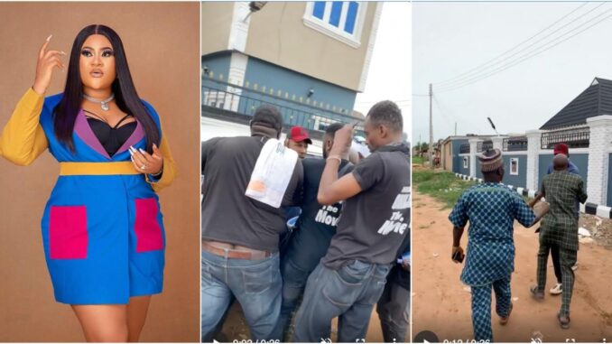 Actress Nkechi Blessing engages in physical fights with touts