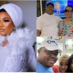 Nkechi Blessing puts her rumour peddlers to shame as she links up with her alleged lover and his wife