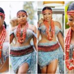 Rita Dominic leaves many drooling with her traditional wedding dress