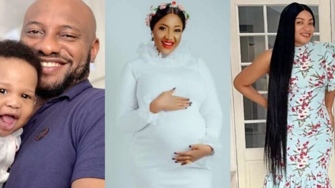 Yul Edochie shows off his child with another woman