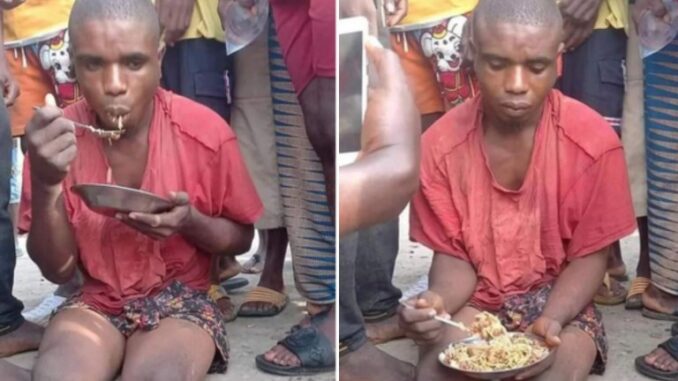 Thief Served Noodles Before More Beatings After He Was Caught Stealing Cables In Bayelsa