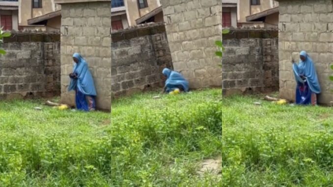 Muslim Lady Caught On Camera Secretly Breaking Her Fast While Her Mates Still Observe Ramadan