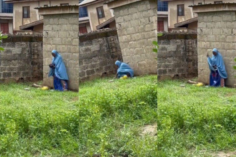 Muslim Lady Caught On Camera Secretly Breaking Her Fast While Her Mates Still Observe Ramadan