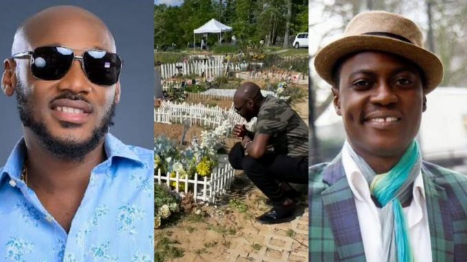 Tuface breaks down in tears as he visits grave of late Sound Sultan