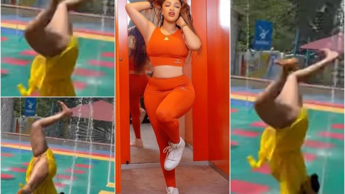 The thing smells nice – Tonto Dikeh reacts after being ridiculed for showing off her panties at a park
