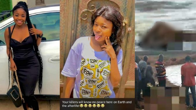 Update: Moment body of young actress, Francisca Choji was found floating in Jos dam