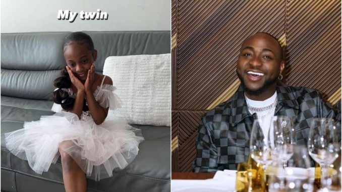 Davido shows off second daughter with beautiful and lookalike photos