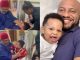 He kept his father in an awkward position” Pete Edochie’s ‘sad’ look as he finally meets his grandson gets many talking