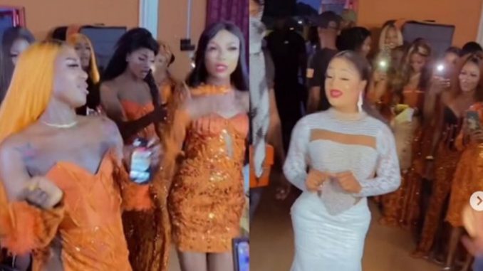 And Them Wear Bone Straight” – Nigerians React As Group of Crossdressers Storm Colleague’s Party