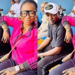 Actor Kunle Afod reacts as his wife, Desola Afod, reveals the kind of husband she married