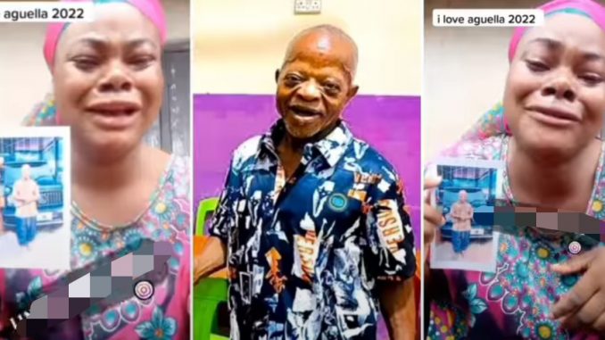 Moment young lady burst into tears with Aguba’s picture; gives reason why she wants to marry him