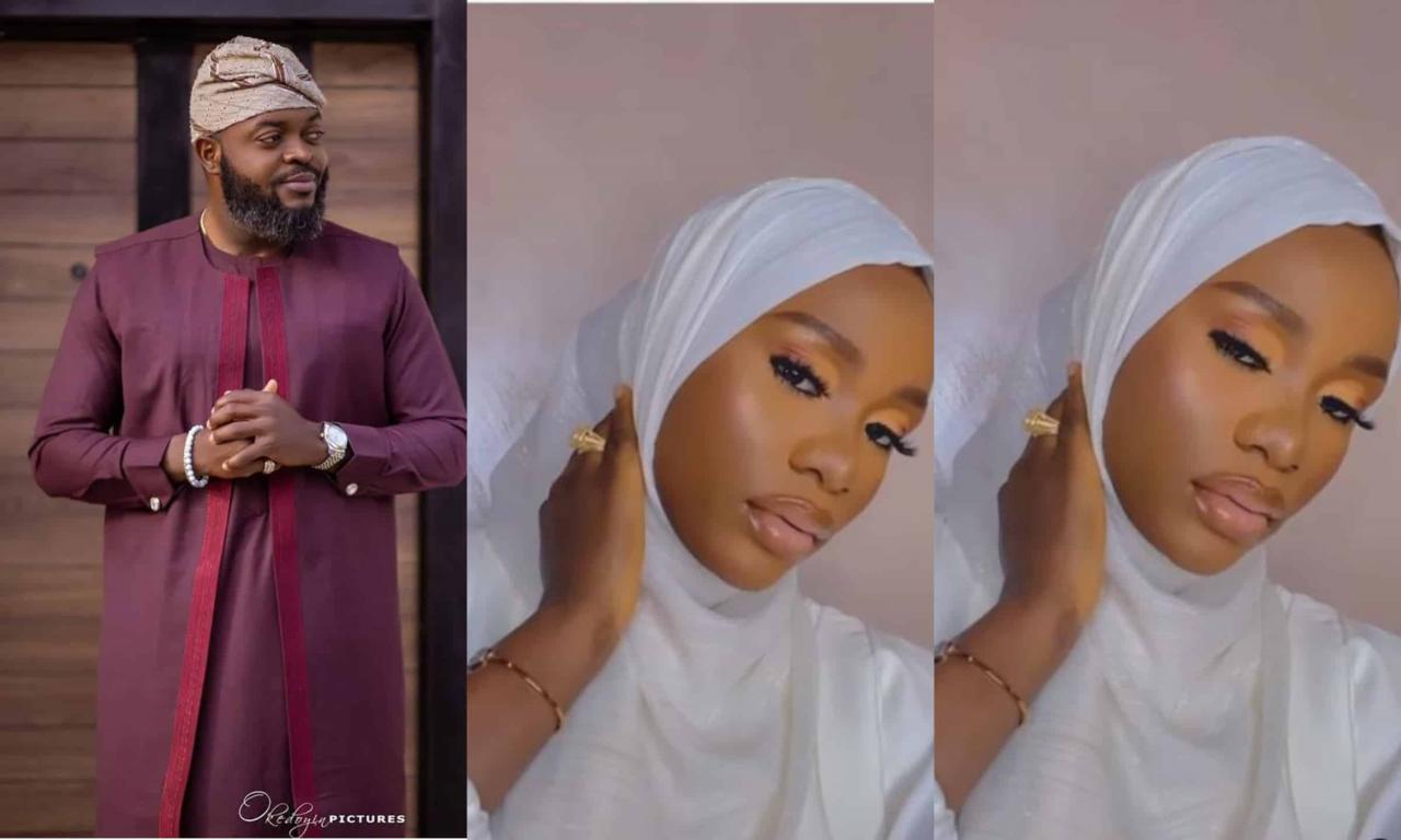 “Not like I can’t pay for the human hair” Actor Yomi Gold reveals why he likes his wife covered up