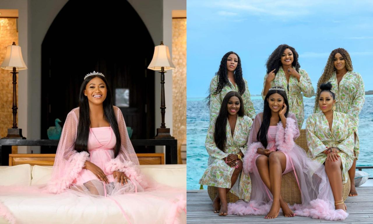 Actress Mary Njoku stirs the internet with bridal photos as she preps hard for her wedding
