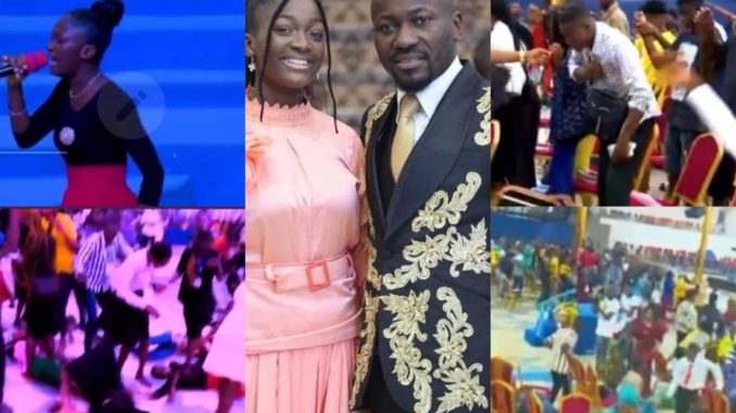 Apostle Suleman daughter conducts deliverance
