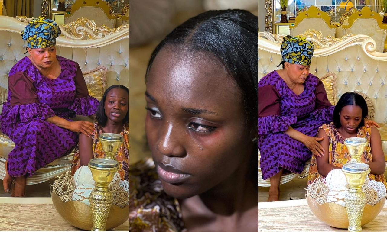 Bukunmmi Oluwasina tears up as she bonds with Sola Sobowale