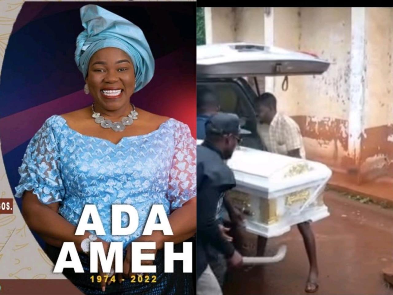 ‘It is a wrap for Ada Ameh’ – Charles Inojie breaks down as the late actress is to buried today