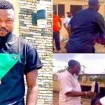 Nigerians react as Kolawole Ajeyemi humbles himself before veteran Yoruba actors