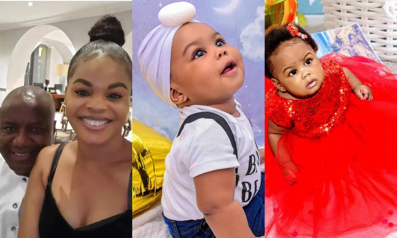 Lanre Gentry and wife, leave many gushing as they celebrates their daughter