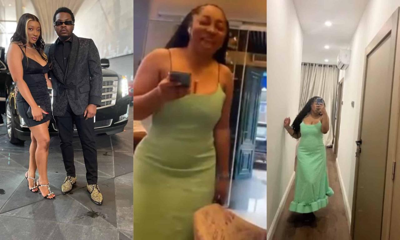 “Another baby boy” Reactions as Olamide’s wife, Adebukunmi sparks pregnancy rumours