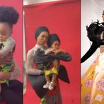 Funke Akindele, others react as Toyin Lawani allows nanny to take her place ahead of daughter’s 1st birthday