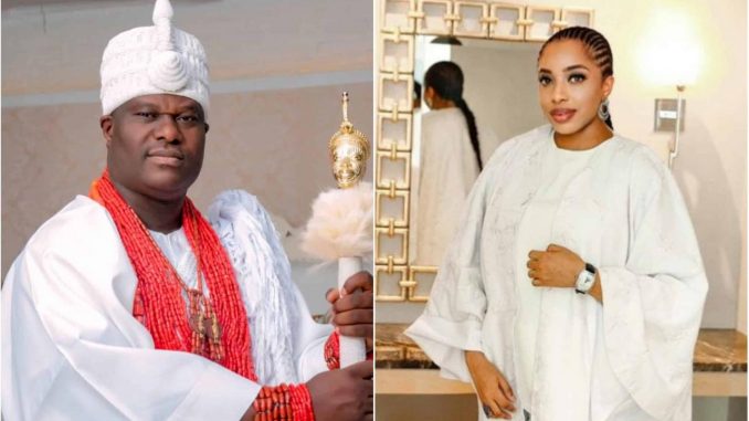 Ooni of Ife’s former Queen, Zaynab Wuraola welcomes a baby girl with Arab Prince