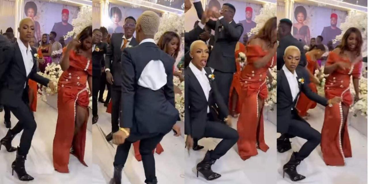 James Brown scatters the dance floor at Sir Balo wedding